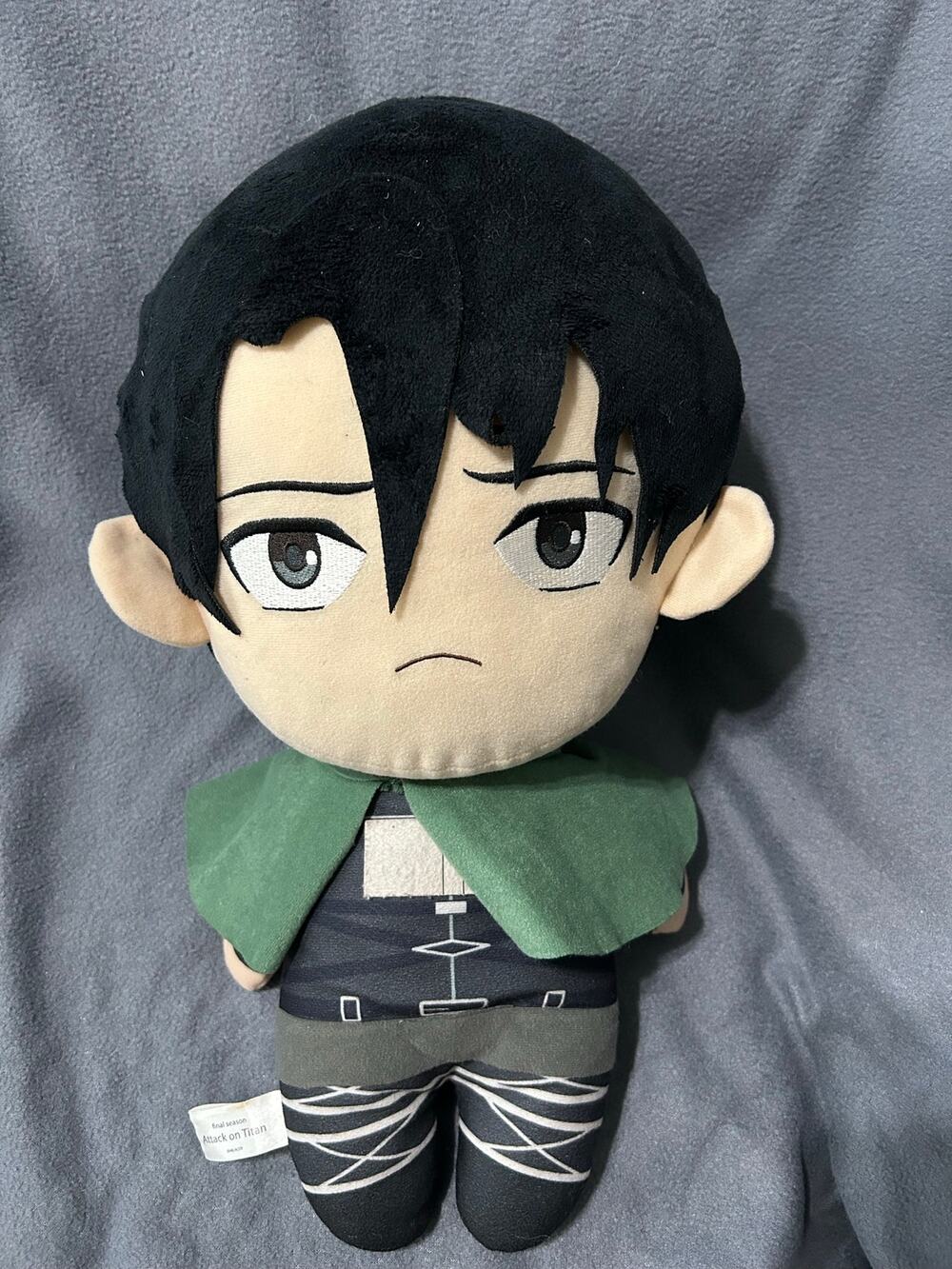 Attack on Titan Final Season Levi Ackerman Plush 16" Fukuya Survey Corps Stuffed